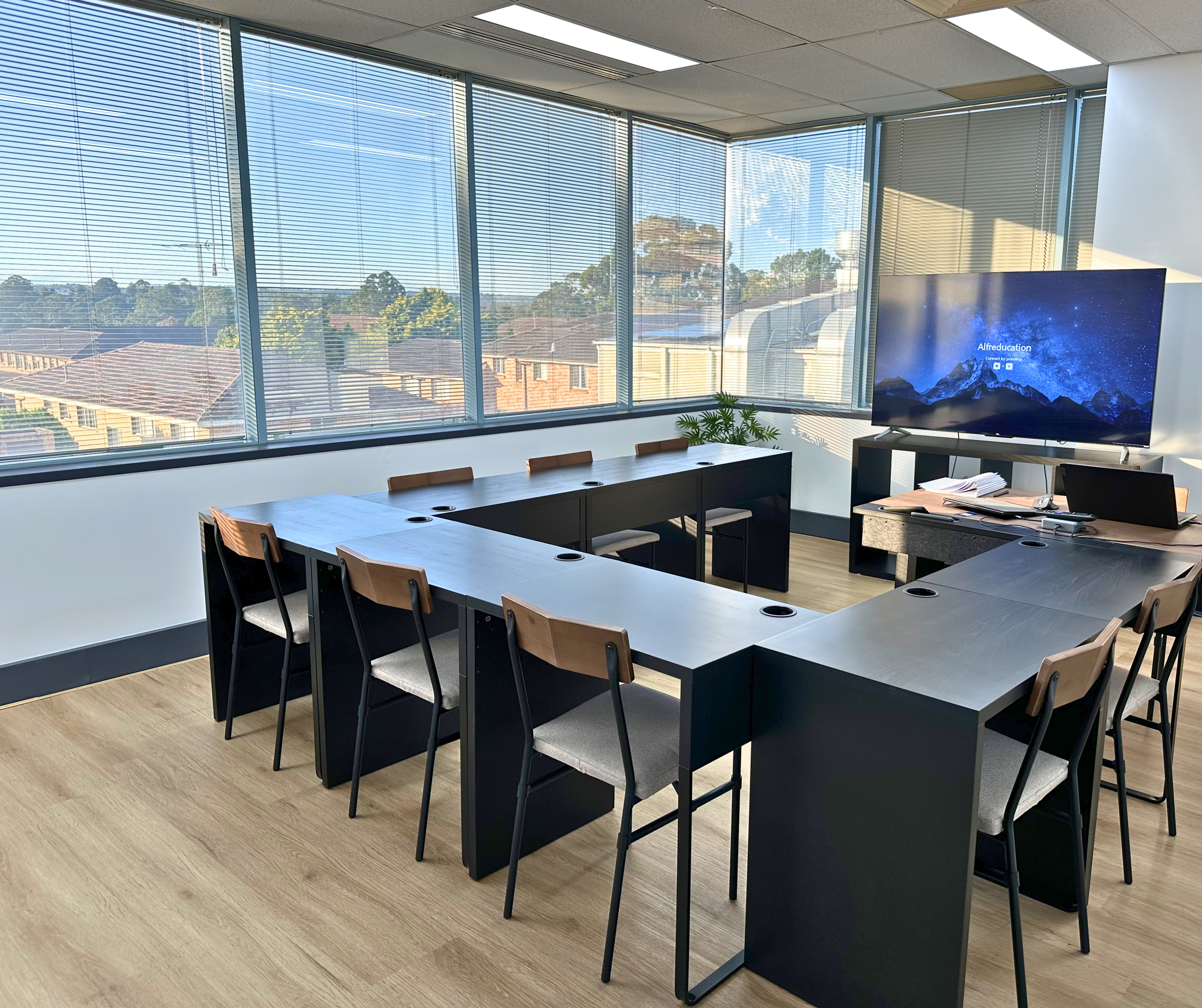 Main classroom at Alfred's Maths Tutoring in Eastwood